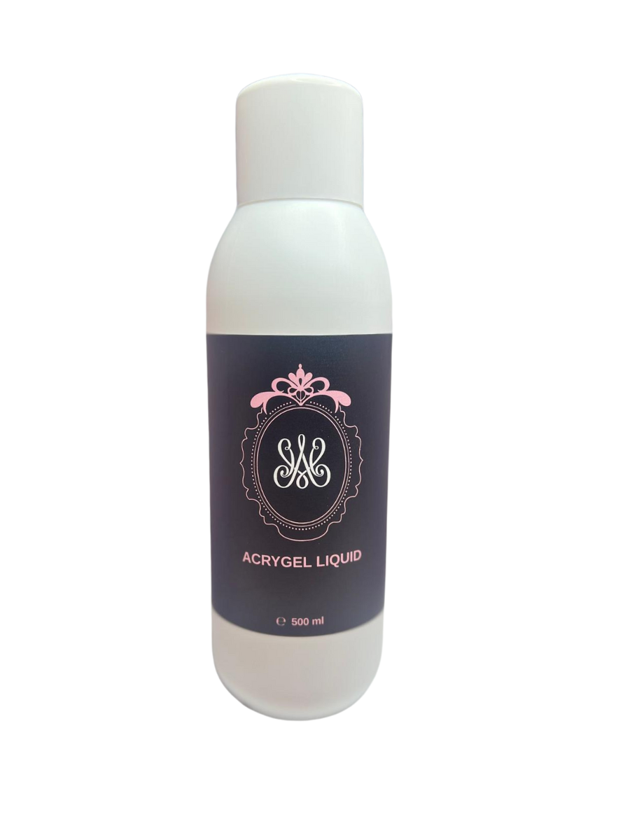 AM Professional Acrygel Slip-Liquid 500 ml – parfümierte Slip Solution, HEMA- & TPO-frei, verhindert Pinselkleben, für Acrygel/PolyGel.