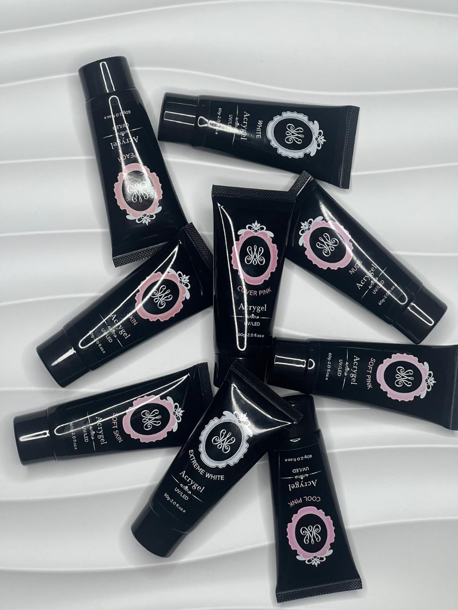 AM Professional Acrygel in Tube – HEMA- & TPO-freies Modellagegel, UV/LED, 60 g – Studio Amelie