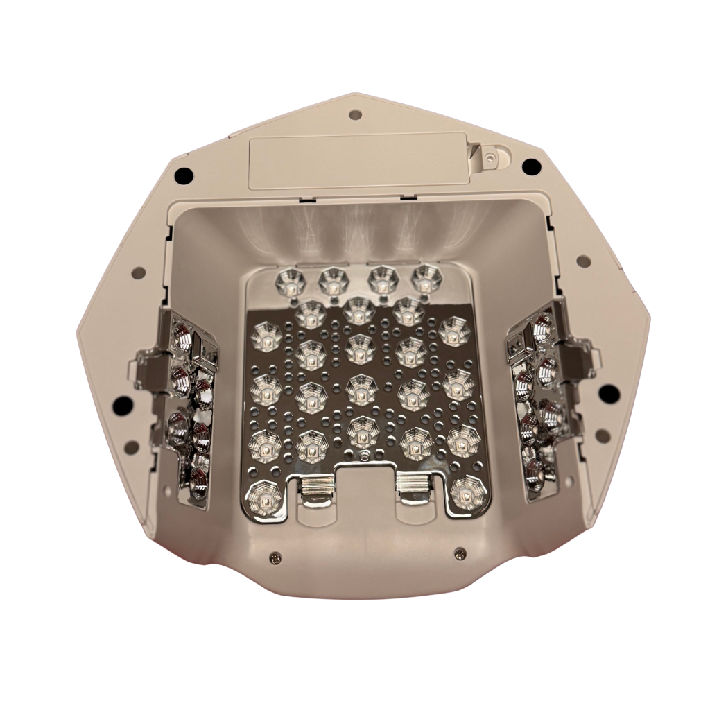 Studio Amelie UV/LED Lampe 48 W Diamond – Facetten-Design mit Display, Dual-LED Technologie und Magnetboden.