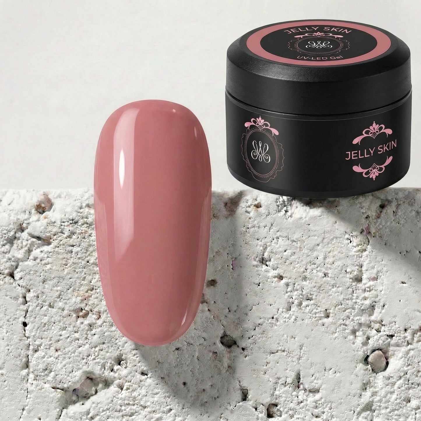 Jelly Skin Premium Korrekturgel von Studio Amelie – Skin-Filter-Effekt für glatte und ebenmäßige Naturnägel