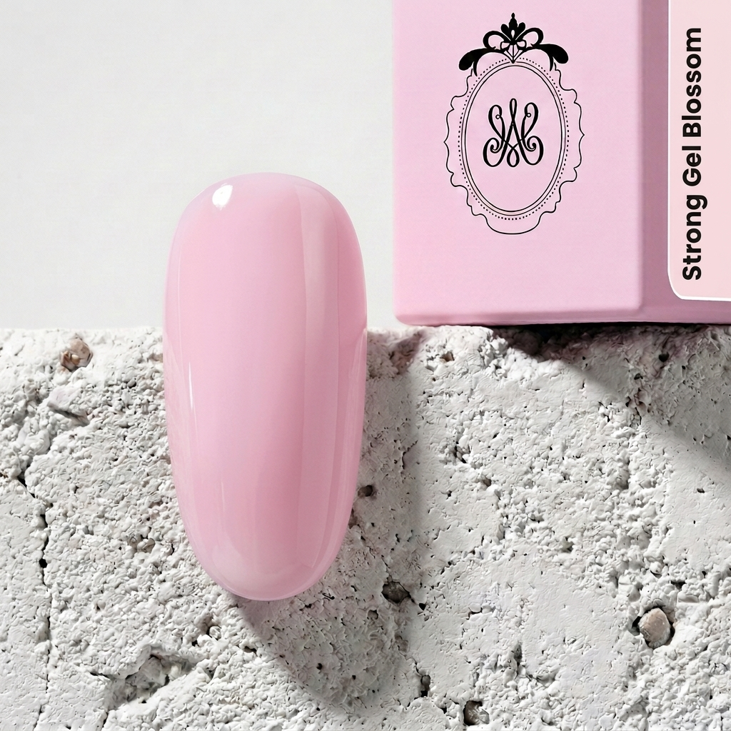 Studio Amelie Strong Gel Blossom – zartes Rosé mit Hochglanzfinish