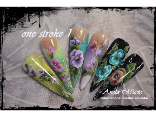 One Stroke Schulung – Die Kunst der zauberhaften Nailart Designs - Studio Amelie