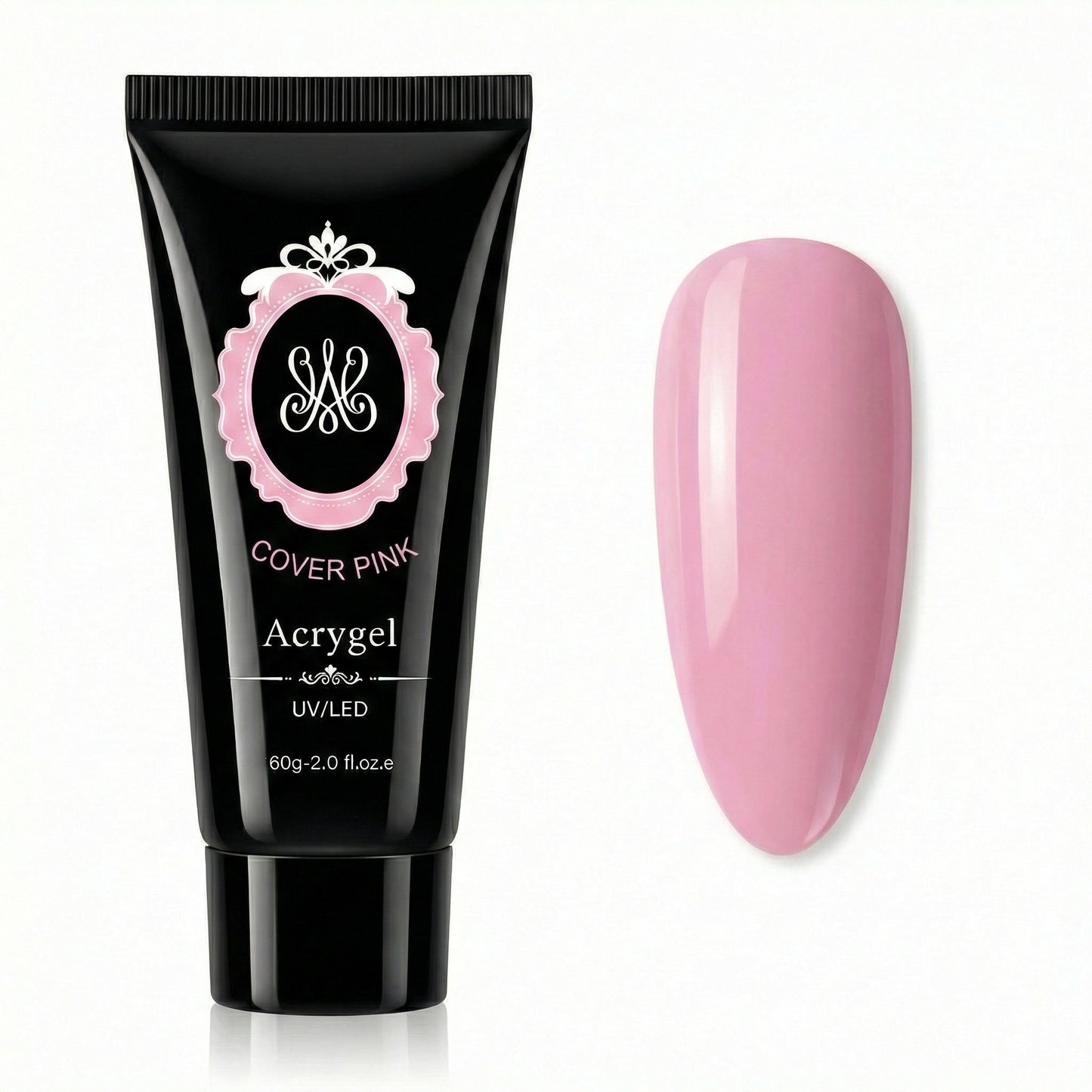 Studio Amelie Acrygel Tube in der Farbe Cover Pink – HEMA- & TPO-freies PolyGel für professionelle Nagelmodellage, 60g.