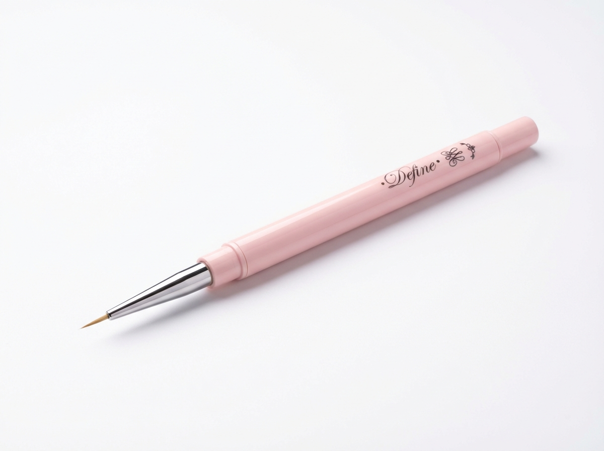 Professioneller Nailart Pinsel Define von Studio Amelie – modulares Design mit im Griff verstaubarer Spitze.