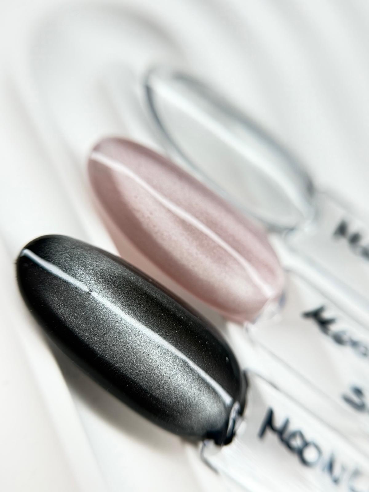 White Universal Cat-Eye Moonlight Silk – Seidiger Velvet-Effekt mit feinen weißen Magnetpartikeln für eine edle Seiden-Optik.