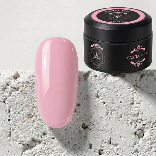 Pastel Pink Premium No-File Gel von Studio Amelie – zartes Pastell-Rosé für schnelle und makellose Modellagen