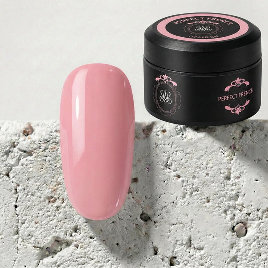 Perfect French Premium No-File Gel von Studio Amelie – No-File-Technologie für staubfreie und schnelle French-Modellagen