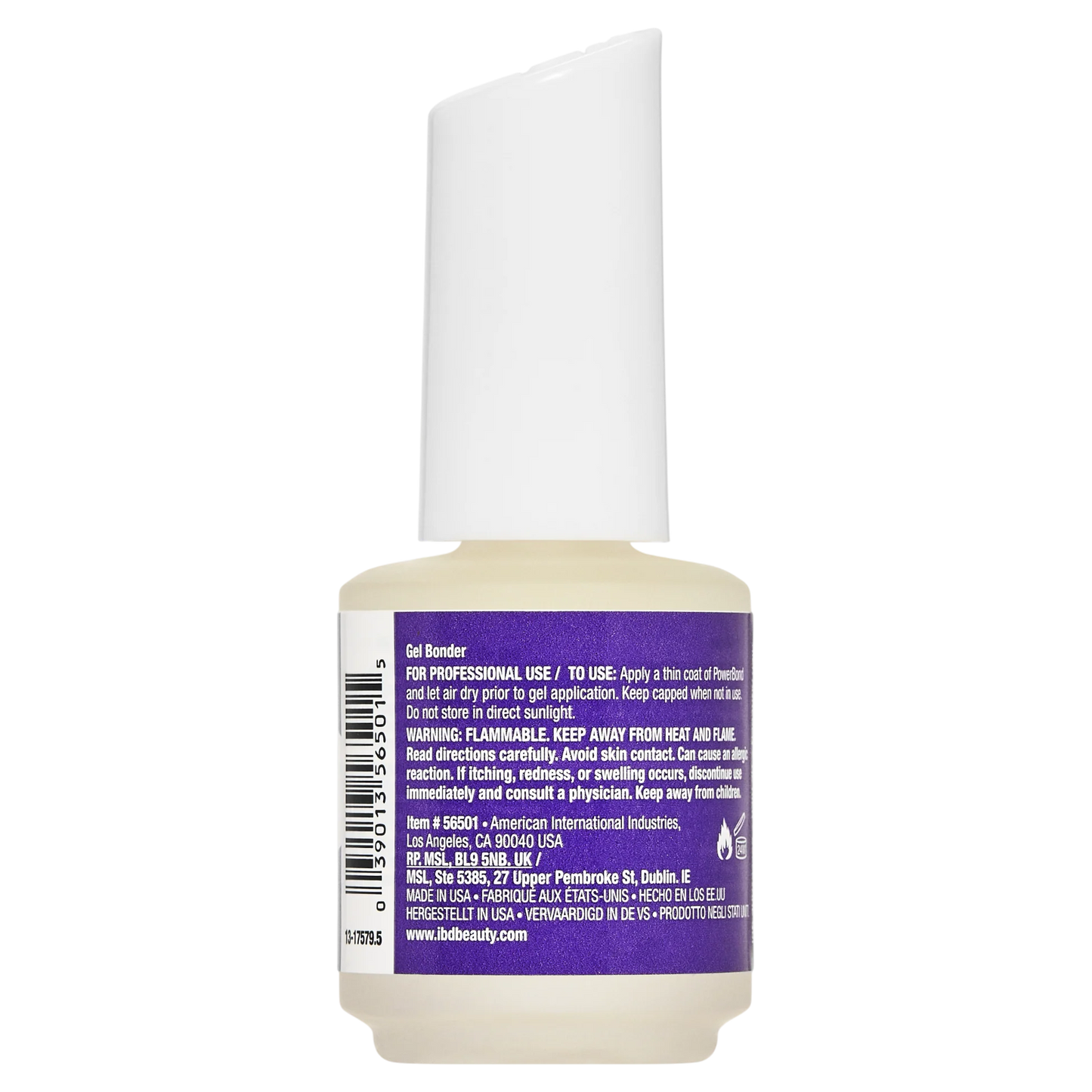 ibd PowerBond 14ml Bonder von ibd – seitliche Ansicht der Flasche