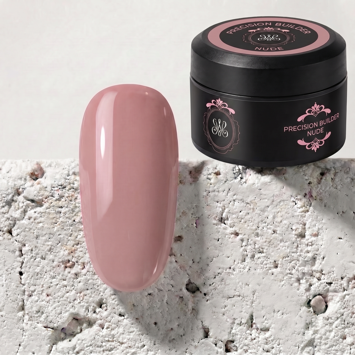 Precision Builder Nude Korrekturgel von Studio Amelie – warmer, natürlicher Nude-Ton für den Skin-Filter-Effekt