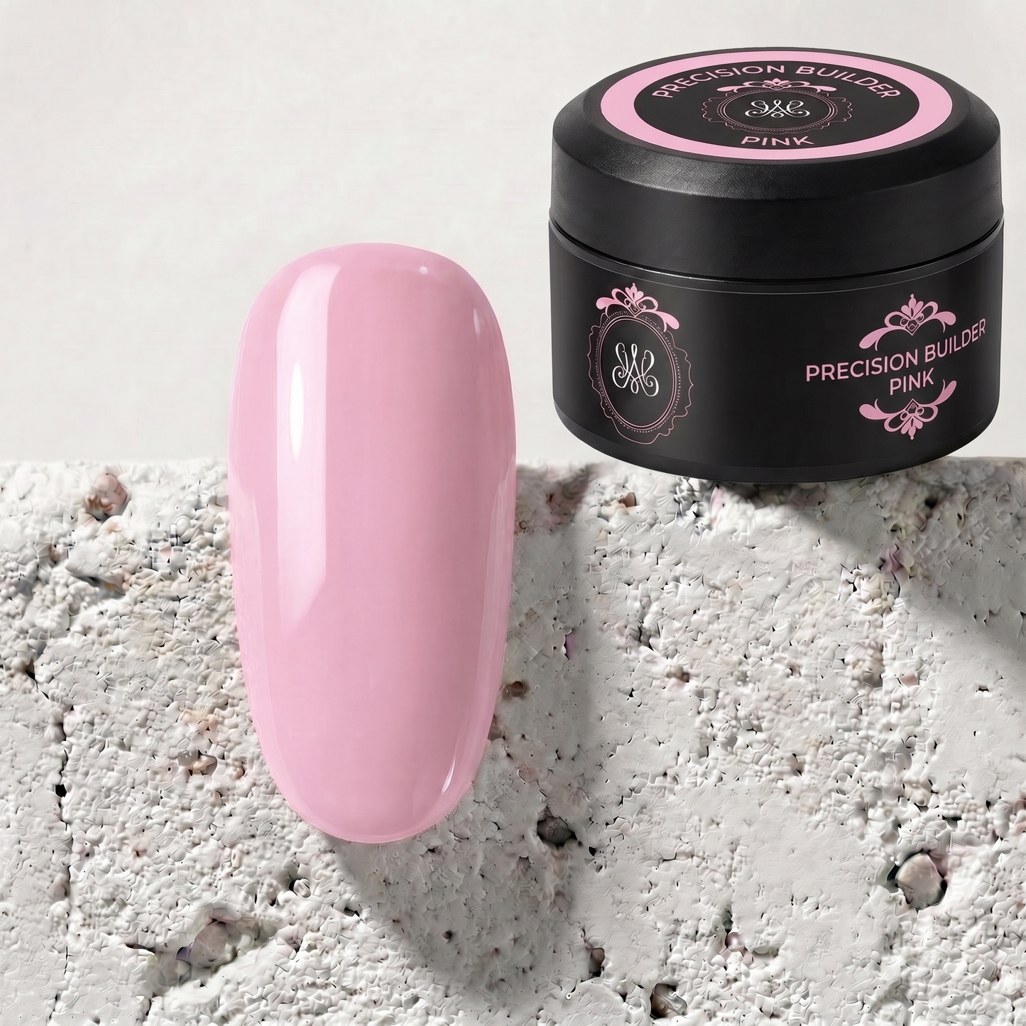 Precision Builder Pink Korrekturgel von Studio Amelie – zartes Rosé für einen frischen, gepflegten Look