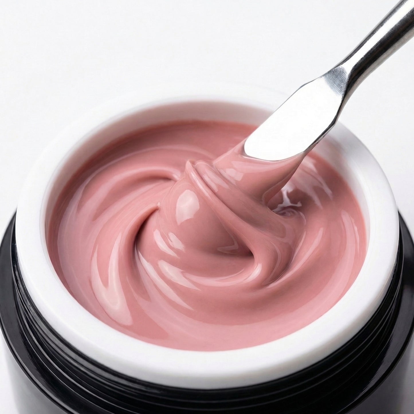 Warmes Nude Cover Builder Gel in cremiger Konsistenz – Soft Mocha von Anela Mucic für natürliche French-Modellagen.