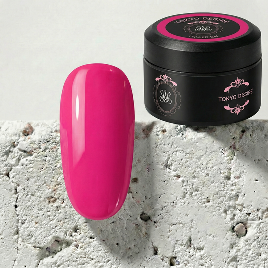 Neon UV Builder Gel Tokio Desire – Intensives Neon-Pink mit faszinierender Farbtiefe für Profis.